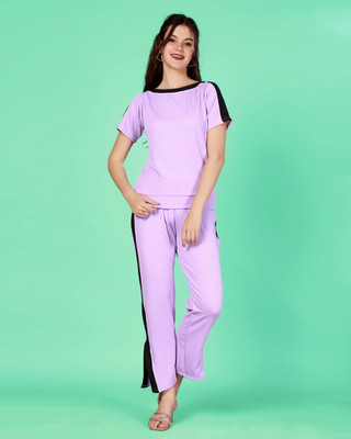 HouseOfCommon Women Nightdress(Purple)