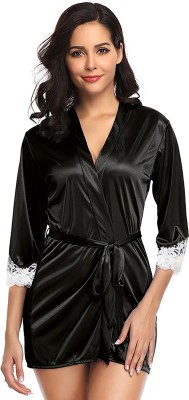 Xs and Os Women Robe(Black)