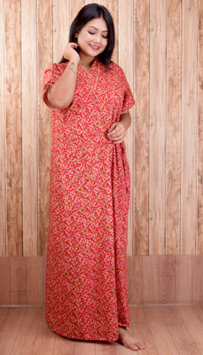 CLYMAA Women Robe(Red)