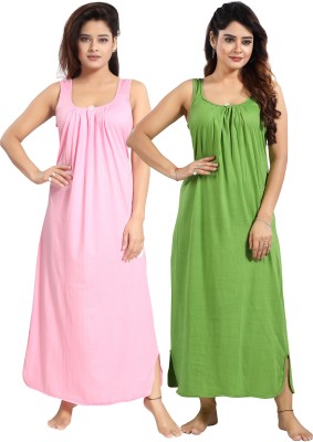 CINCO Women Nighty Set(Multicolor)