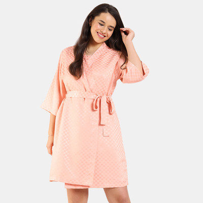 ZIVAME Women Robe(Pink)