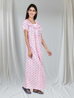 LDHSATI Women Nighty Set(Multicolor)