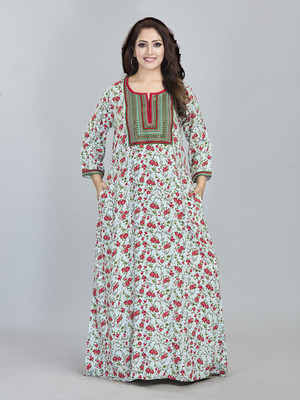 Sanaa Women Nighty(Light Green)