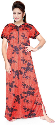 HouseOfCommon Women Nighty(Red)