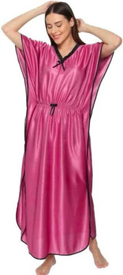 AR Faishion Women Nightdress(Pink)