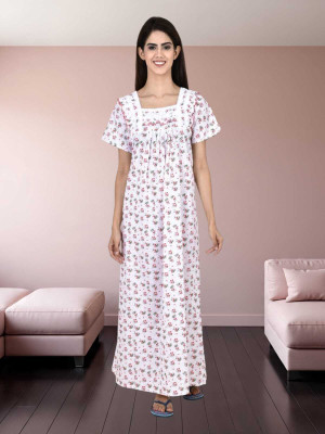 LDHSATI Women Nighty Set(Multicolor)