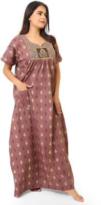 Vardhana Women Nighty(Multicolor)