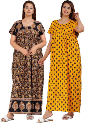Aryansh Enterprises Women Nightdress(Multicolor)