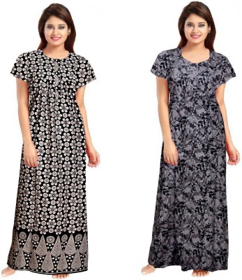 HANDICRAFT VASTRA Women Nighty Set(Multicolor)