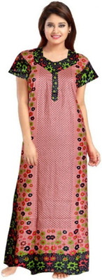 Sharma Distributor Women Nighty(Multicolor)
