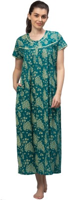 AV2 Women Nighty(Green)