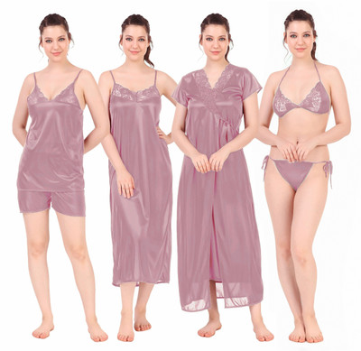 mysie Women Nighty Set(Multicolor)
