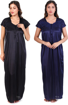 VRIDDHIWEARS Women Nighty(Multicolor)