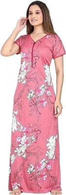 HR creation Women Nighty(Pink)