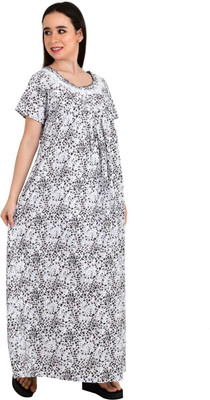 LDHSATI Women Nighty(Grey)