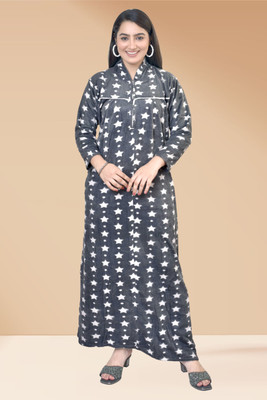 MECHANICALwear Women Nighty(Pink)