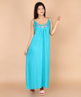 Chocolaty Women Nighty(Light Blue)