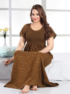 BAILEY SELLS Women Nighty(Gold)