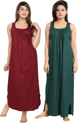 Mallinath Women Nighty(Multicolor)