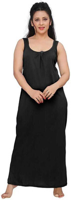 PHFS Women Nighty(Black)