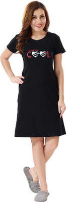 Be You Women Nighty(Black)