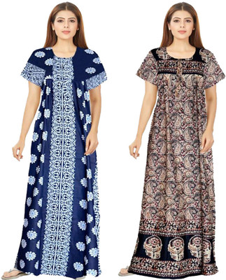 impression Women Nighty(Multicolor)