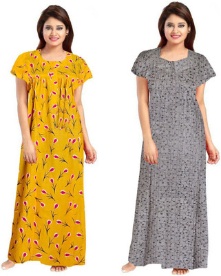 LA fashion Women Nighty Set(Multicolor)