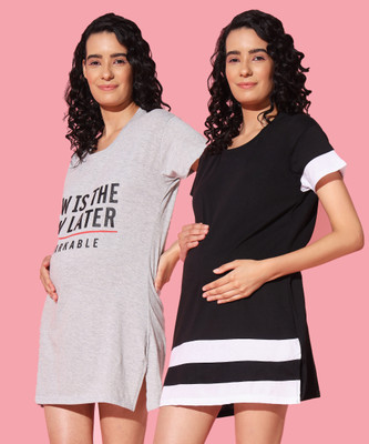 Christy World Women Nighty(Multicolor)