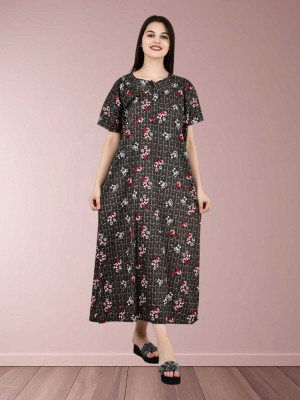 LDHSATI Women Nighty Set(Multicolor)