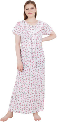 LDHSATI Women Nighty(Pink)