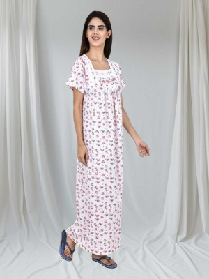 LDHSATI Women Nighty Set(Multicolor)
