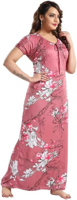 HR creation Women Nighty(Pink)
