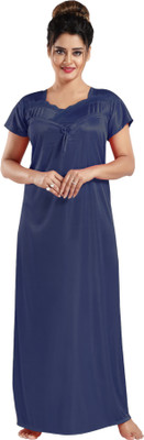 HouseOfCommon Women Nighty(Blue)