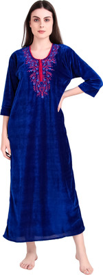 Bombshell Women Nighty(Dark Blue)