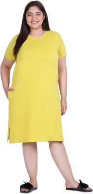 IN Love Women Nighty(Yellow)