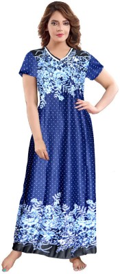 JWF Women Nighty(Dark Blue)