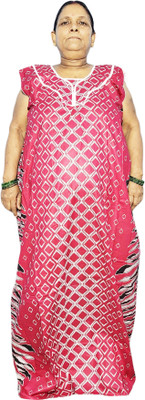 aaapremises Women Nighty(Multicolor)