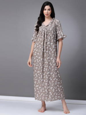 Oomph! Women Nighty(Grey)