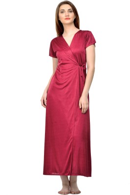 ROWENA Women Robe(Maroon)