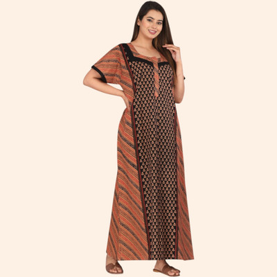 Shakti Enterprises Women Nighty(Maroon)