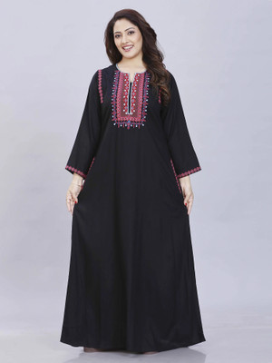Sanaa Women Nighty(Black)