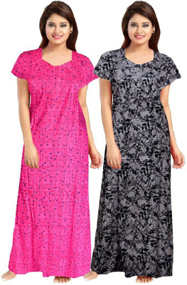 SHREE NAND CREATION Women Nighty(Multicolor)