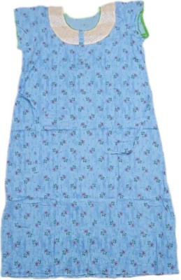 Apex Fashion Women Nighty(Light Blue)