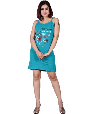 PG fashion Women Nighty with Robe(Green)