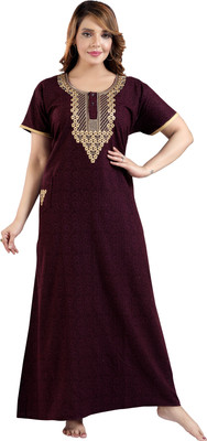 RS Women Nighty(Purple)