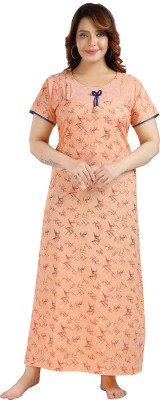 BAILEY SELLS Women Nighty(Orange)