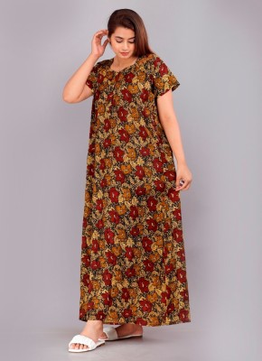 The Finer Things Women Nighty(Brown)