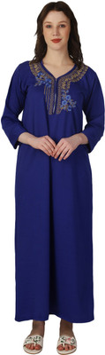 H&Y Women Nighty(Dark Blue)
