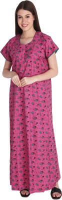 Studio RM Women Nighty(Pink)