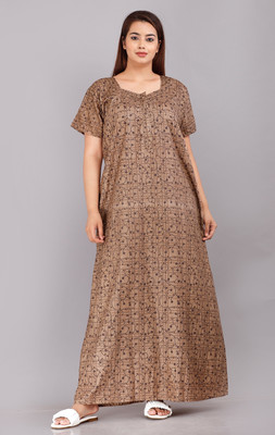 VRSU Women Nighty(Multicolor)